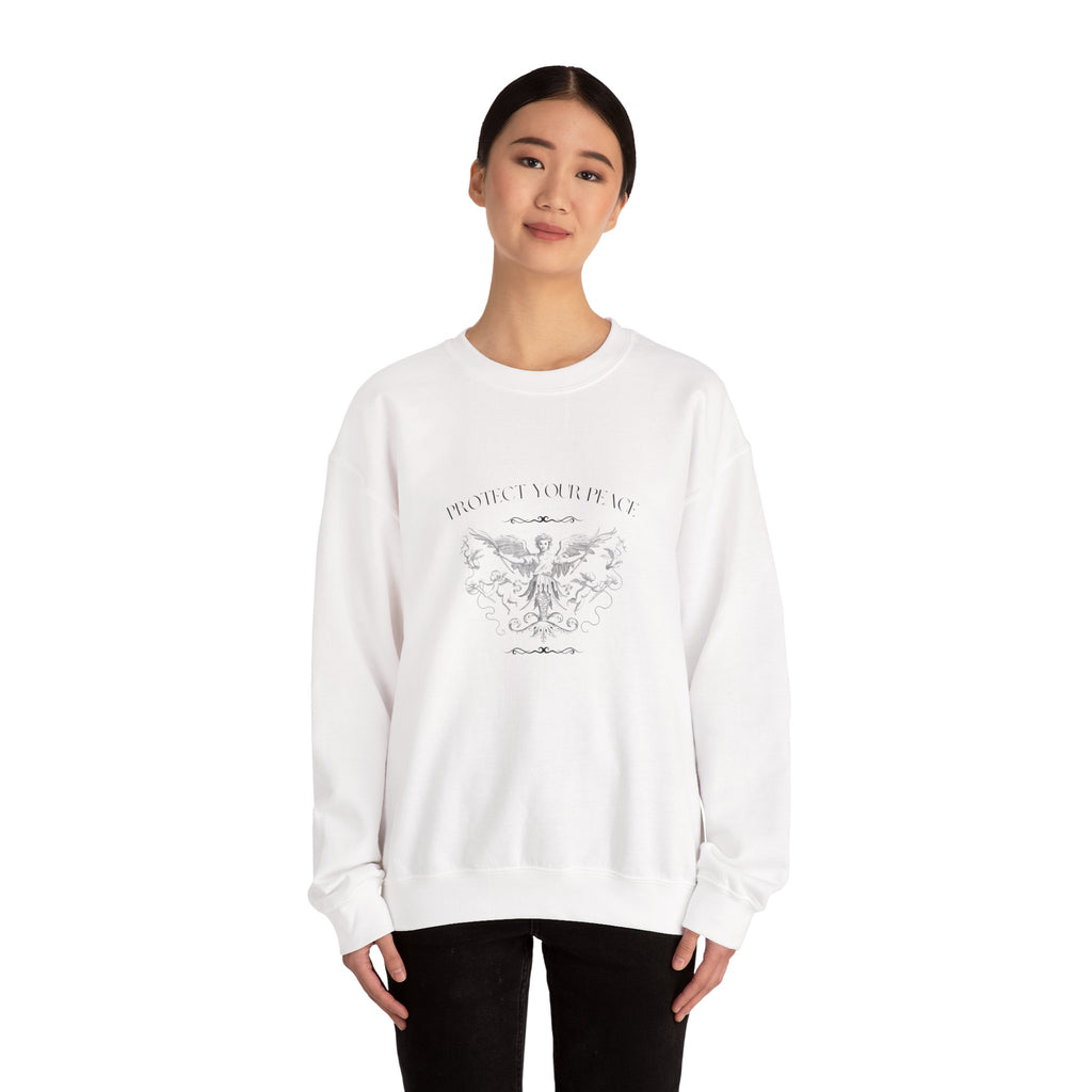 Vintage Angel Crest Sweatshirt — 'From Above' Graphic Crewneck