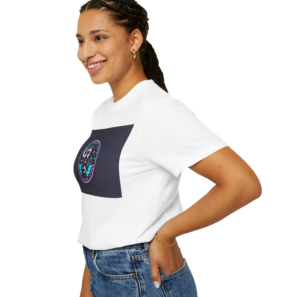 Astronaut Moon Badge T-Shirt