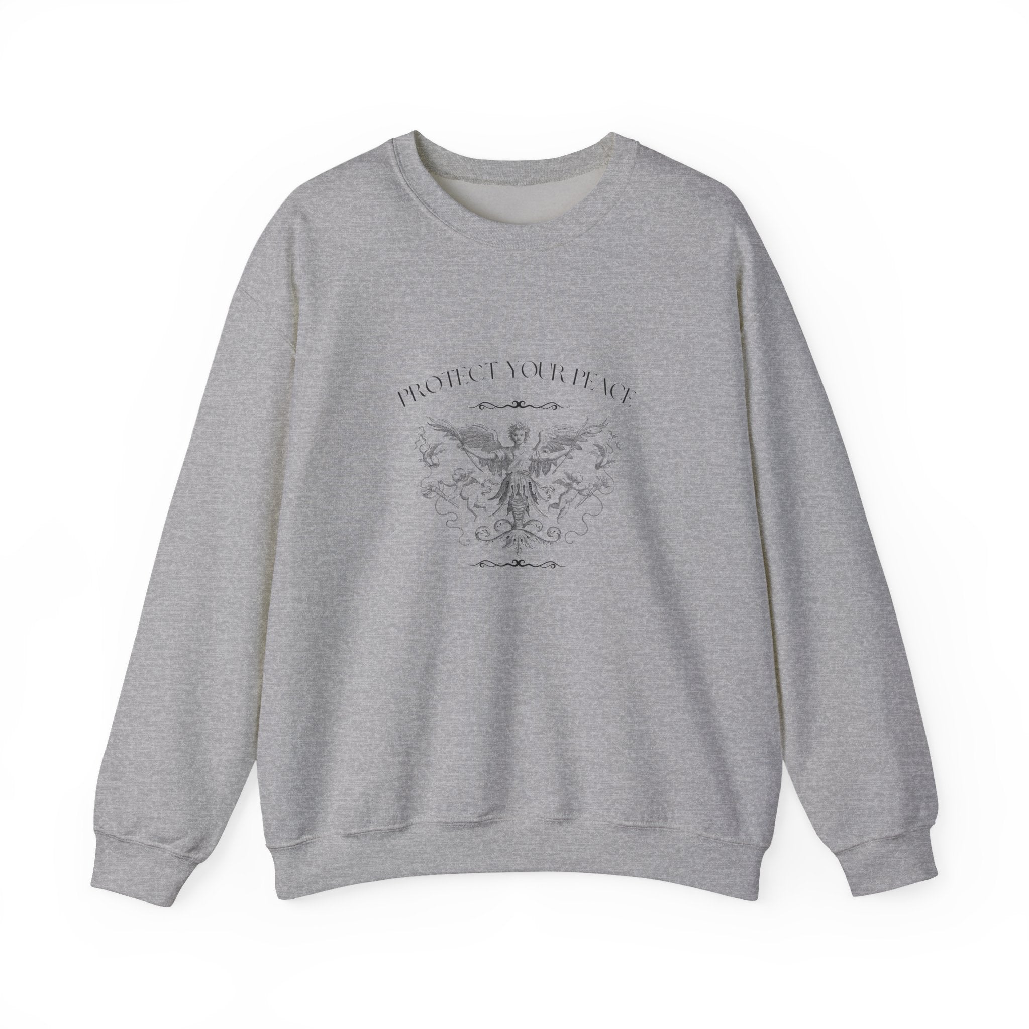 Vintage Angel Crest Sweatshirt — 'From Above' Graphic Crewneck