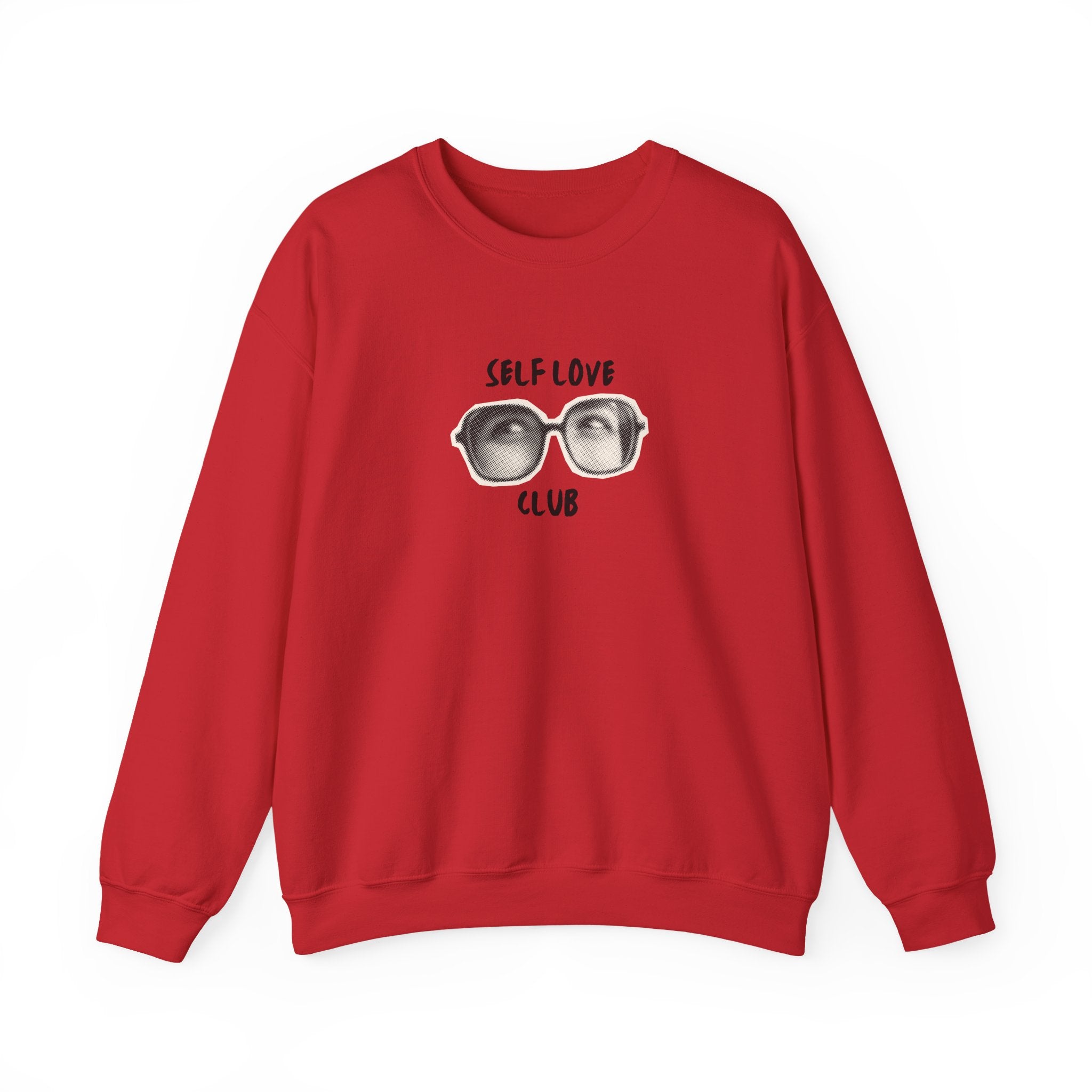 Self Love Club Sweatshirt — Graphic Crewneck Pullover