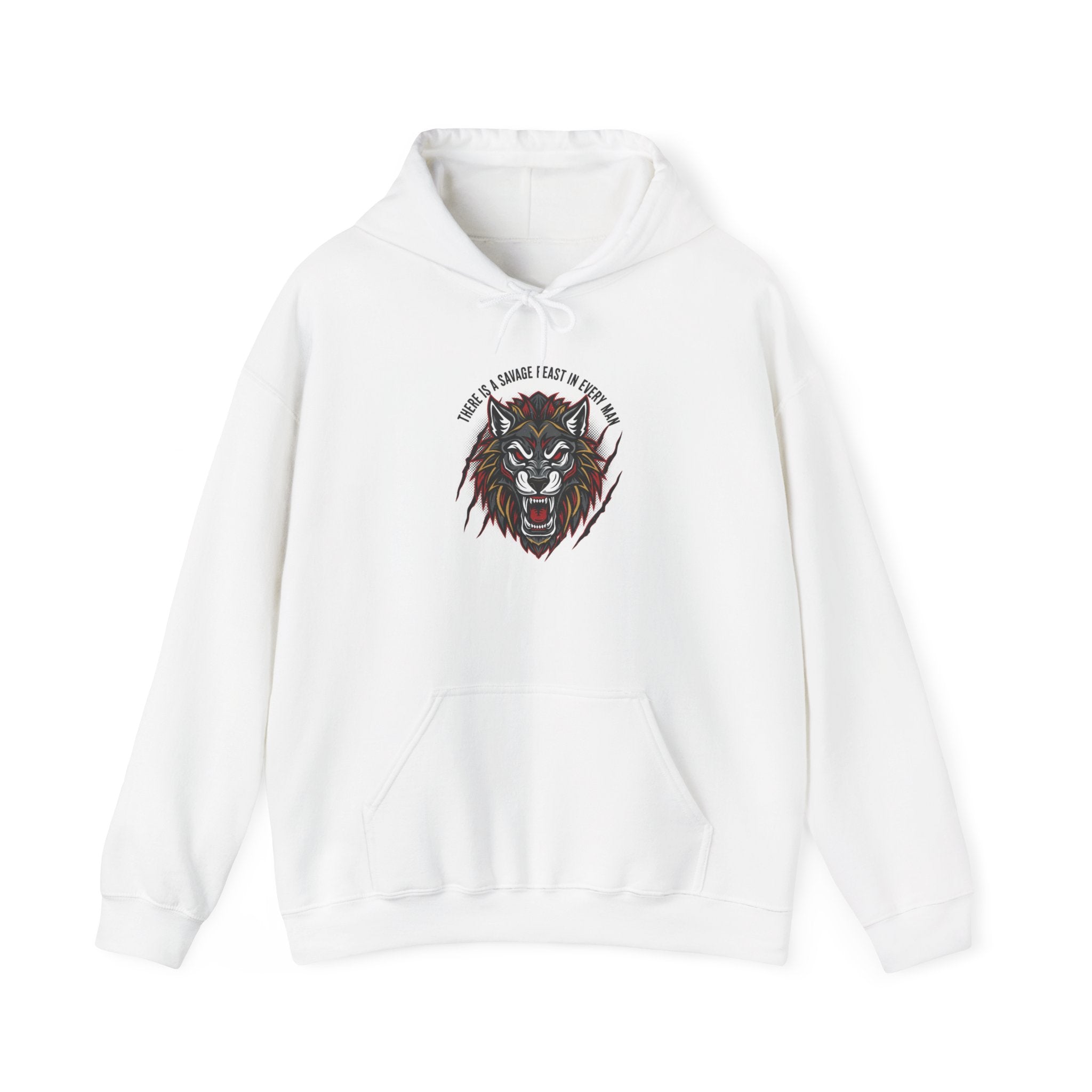 Wolf Claw Hoodie — "Don't Tread On Me" Graphic Pullover