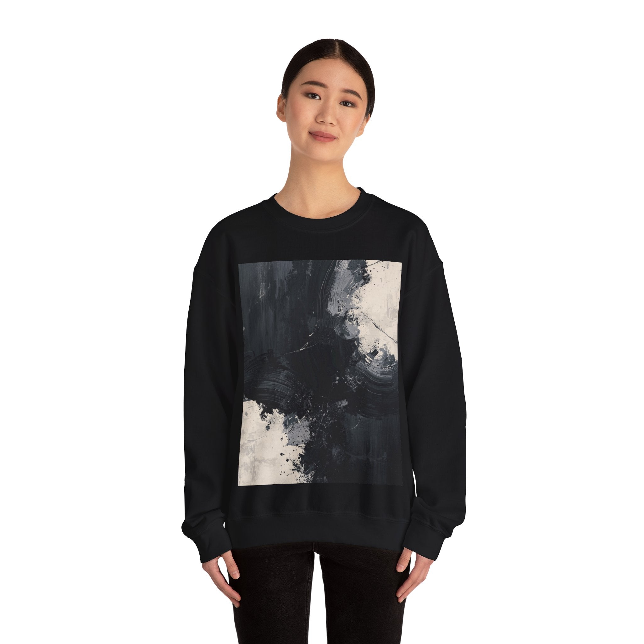 Smiley Brushstroke Crewneck Sweatshirt